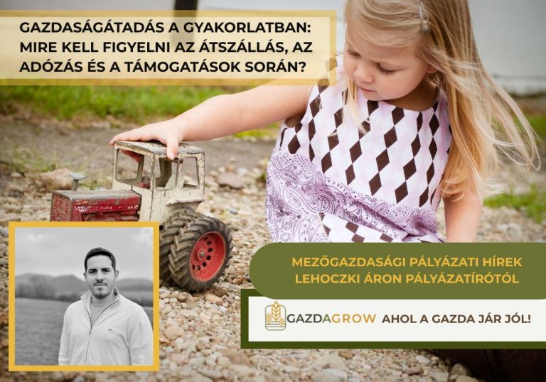 Gazdaságátadás: ne a szerződés aláírásánál kezdjen gondolkodni!